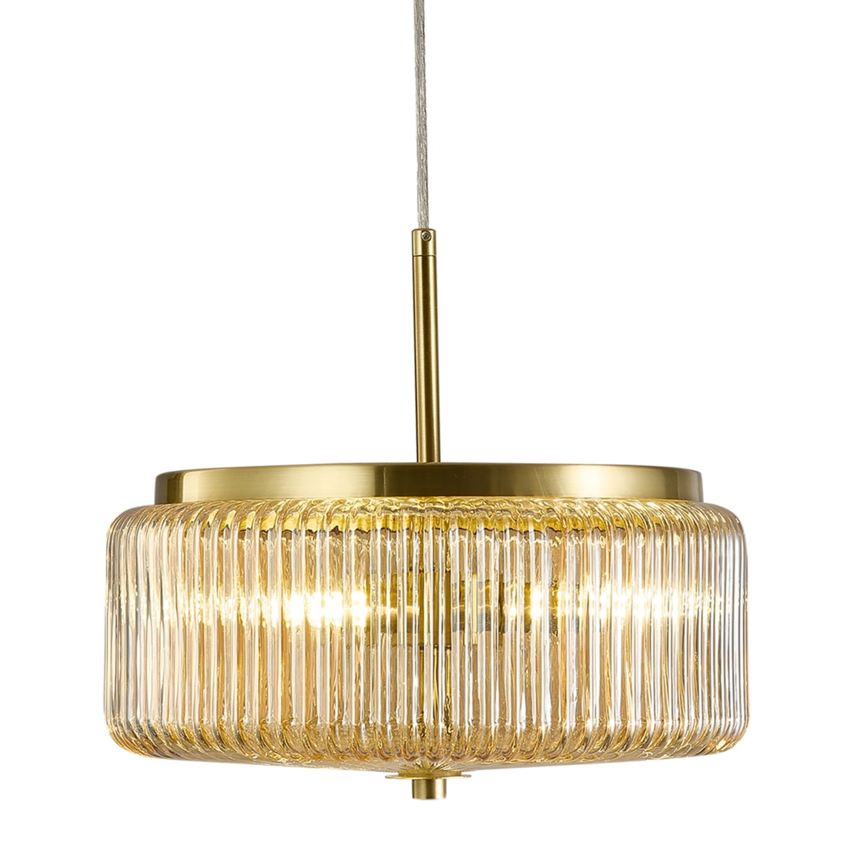 Calibo Whistler Pendant - Ribbed Glass 3 Light-Calibo-Ozlighting.com.au
