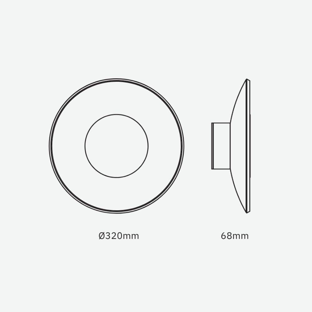 CoLab ALLURE-WL320 Wall Light-Onelight Australia-Ozlighting.com.au