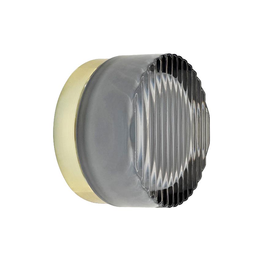 CoLab COMO Wall Light - 8W, 3000K, Rippled Glass-Onelight Australia-Ozlighting.com.au