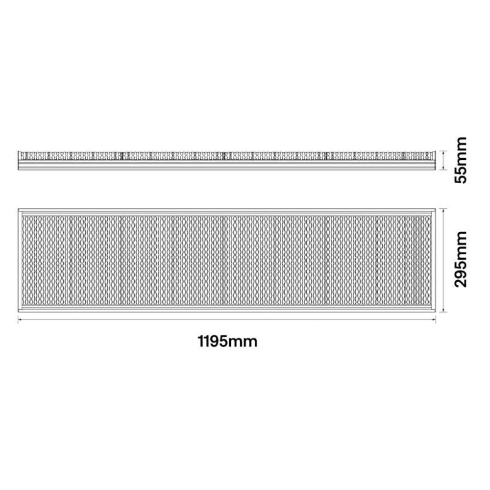 CoLab PHASE-1230 27W LED Panel Light 1200x300mm 5000K-Onelight Australia-Ozlighting.com.au