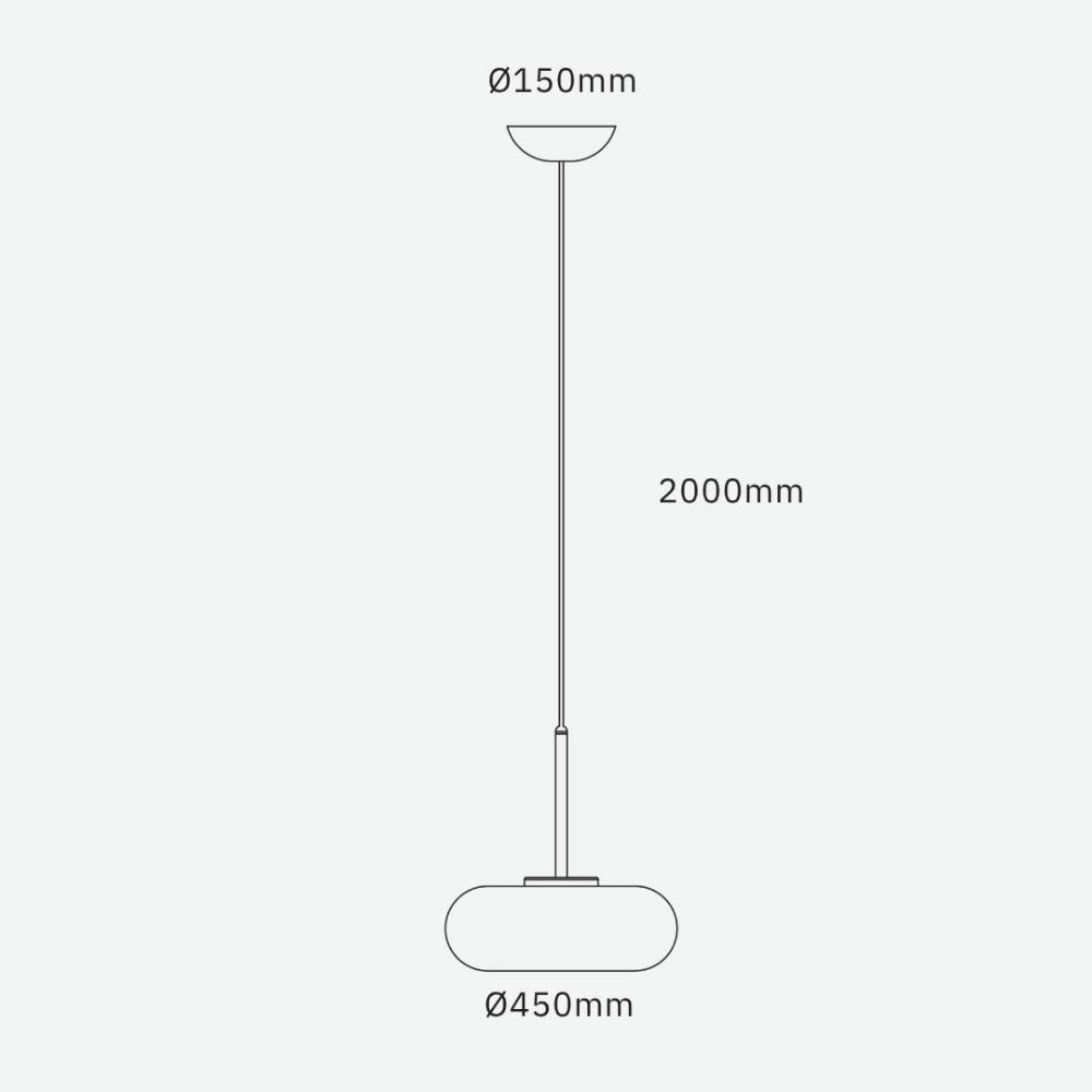 Colab ALMA-PD450 Decorative Pendant Light-Onelight Australia-Ozlighting.com.au