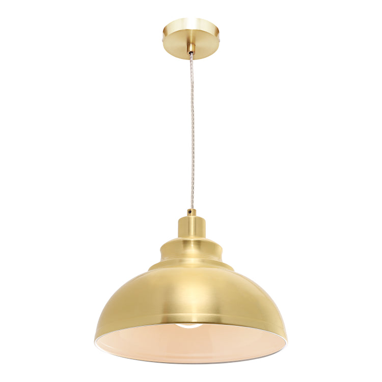 Cougar RISTO Pendant - 1 Light, Satin Brass-Cougar Lighting-Ozlighting.com.au