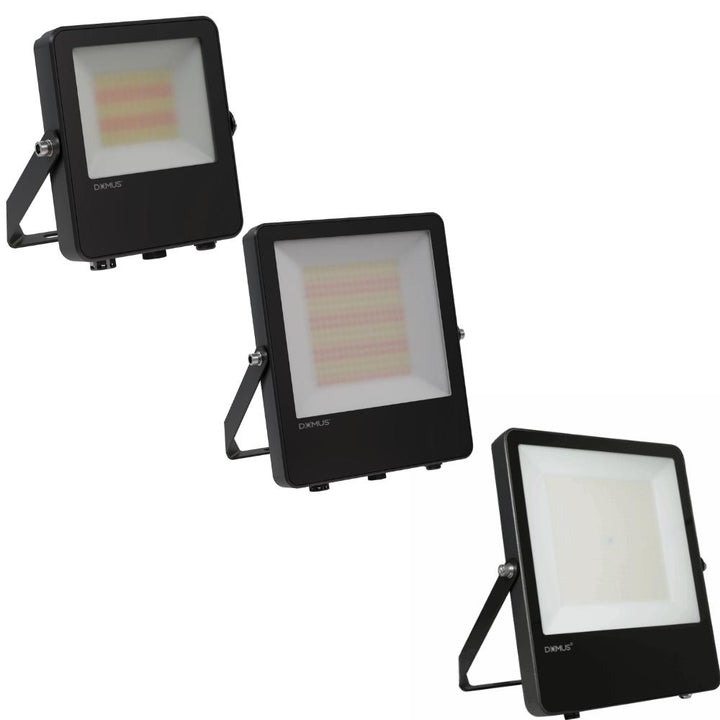 Domus - 24V BLAZE PRO MARINE 50W/100W/200W Black Tri-Colour Power Selectable Sensor Adaptable Small Size DIY Floodlight IP66DRIVER REQ'D-Domus Lighting-Ozlighting.com.au
