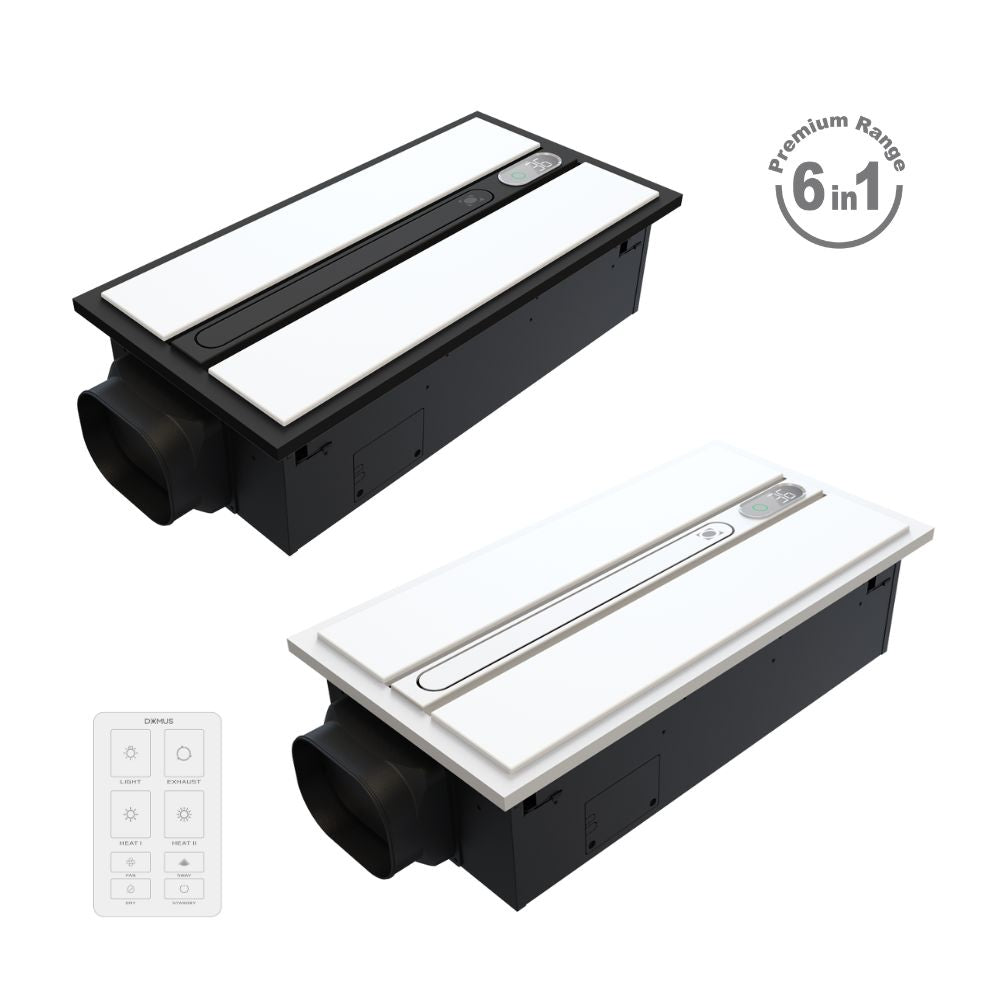 Domus AIRSWAY - 6-In-1 Premium PTC Bathroom Heater-Domus Lighting-Ozlighting.com.au
