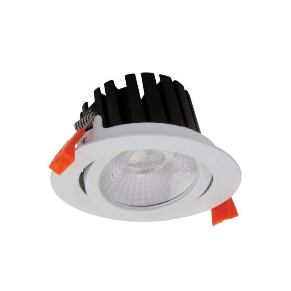 Domus AQUA-13-TILT-DALI LED Downlight - 13W, Tri-Colour, DALI Dimmable, IP65, Round-Domus Lighting-Ozlighting.com.au