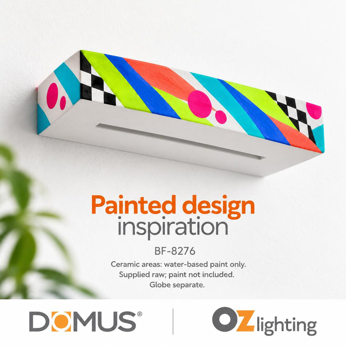 Domus BF-8276 Wall Light - Ceramic, Raw-Domus Lighting-Ozlighting.com.au