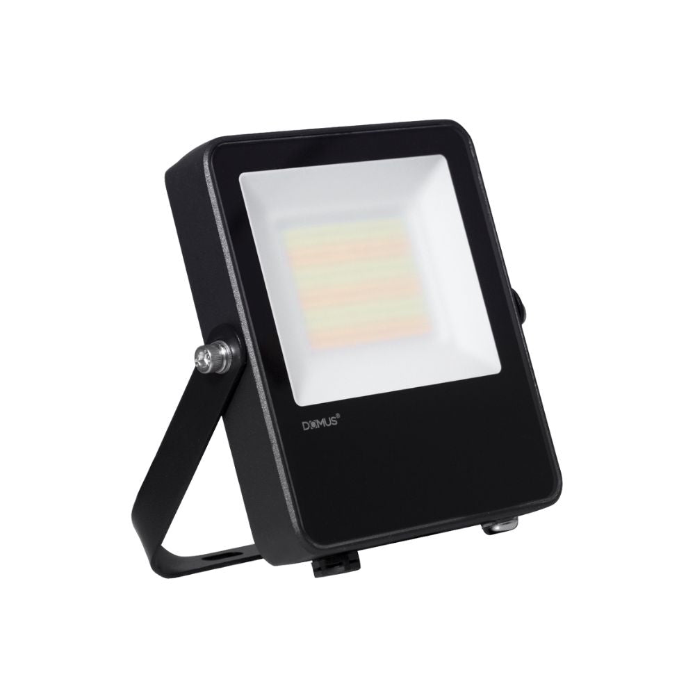 Domus BLAZE-PRO-50 LED Floodlight - 20/30/50W, Tri-Colour, Power Selectable, DIY, IP66, Black, Sensor-Domus Lighting-Ozlighting.com.au