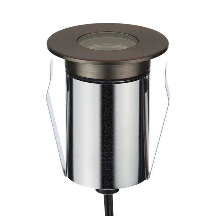 Domus EMIT-85-RGBW-AB- 6W LED 24V DC RGBW Recessed Inground Light IP67 Antique Brass - DRIVER REQUIRED-Domus Lighting-Ozlighting.com.au