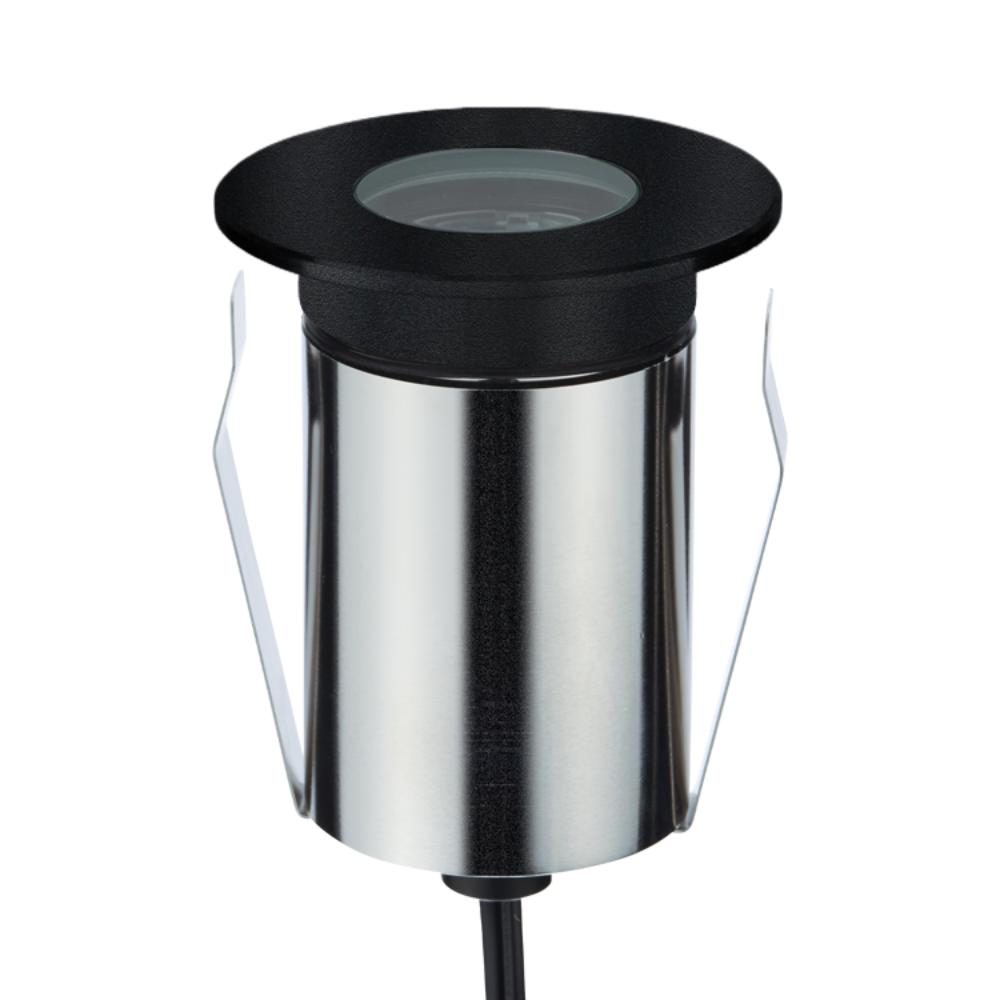 Domus EMIT-85-RGBW-BLK - 6W LED 24V DC RGBW Recessed Inground Light IP67 Black - DRIVER REQUIRED-Domus Lighting-Ozlighting.com.au