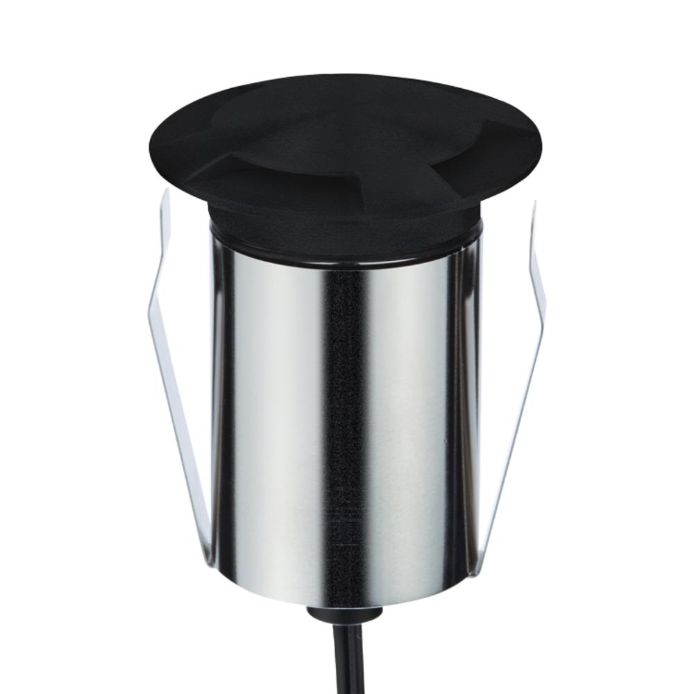 Domus EMIT-85-RGBW-BLK LED Inground Light - 6W, 24V DC, RGBW, IP67, Recessed, Black - DRIVER REQUIRED-Domus Lighting-Ozlighting.com.au