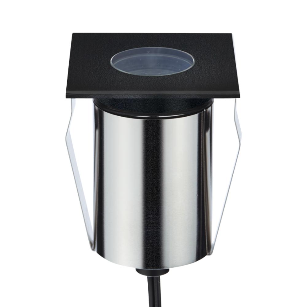 Domus EMIT-85-TRIO-BLK - 6W LED 24V DC Tri-Colour Recessed Black Inground Light IP67 Black - DRIVER REQUIRED-Domus Lighting-Ozlighting.com.au
