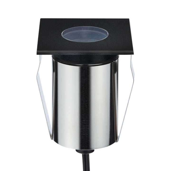 Domus EMIT-85-TRIO-BLK - 6W LED 24V DC Tri-Colour Recessed Black Inground Light IP67 Black - DRIVER REQUIRED-Domus Lighting-Ozlighting.com.au