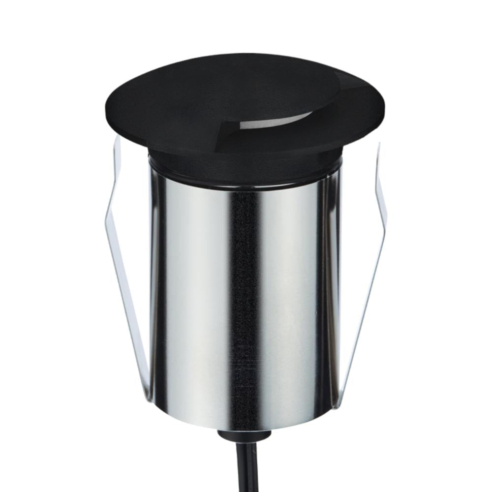 Domus EMIT-85-TRIO-BLK - 6W LED 24V DC Tri-Colour Recessed Black Inground Light IP67 Black - DRIVER REQUIRED-Domus Lighting-Ozlighting.com.au