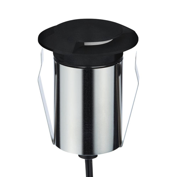 Domus EMIT-85-TRIO-BLK - 6W LED 24V DC Tri-Colour Recessed Black Inground Light IP67 Black - DRIVER REQUIRED-Domus Lighting-Ozlighting.com.au