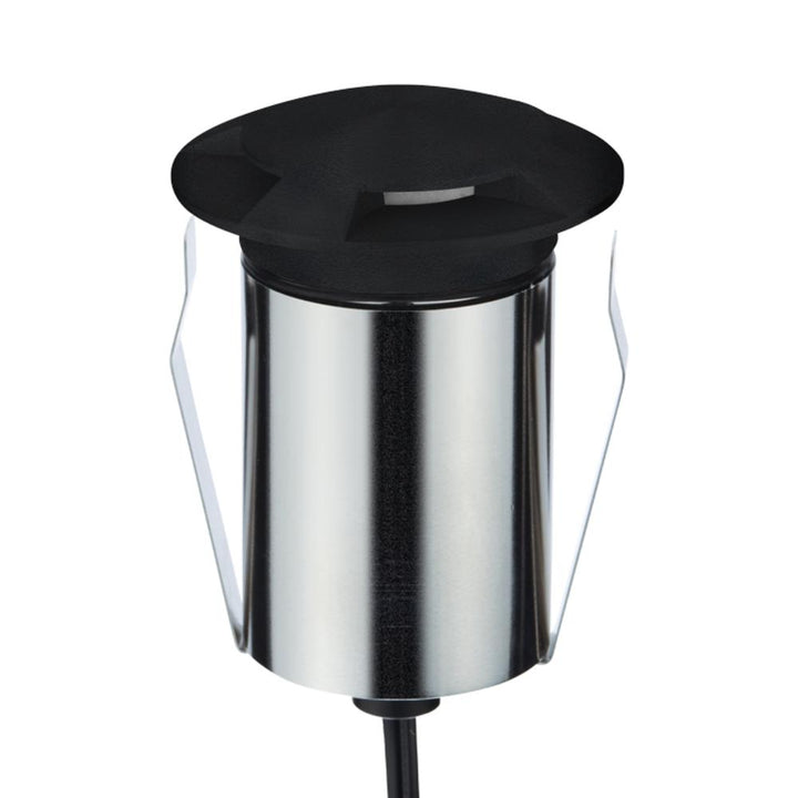 Domus EMIT-85-TRIO-BLK - 6W LED 24V DC Tri-Colour Recessed Black Inground Light IP67 Black - DRIVER REQUIRED-Domus Lighting-Ozlighting.com.au