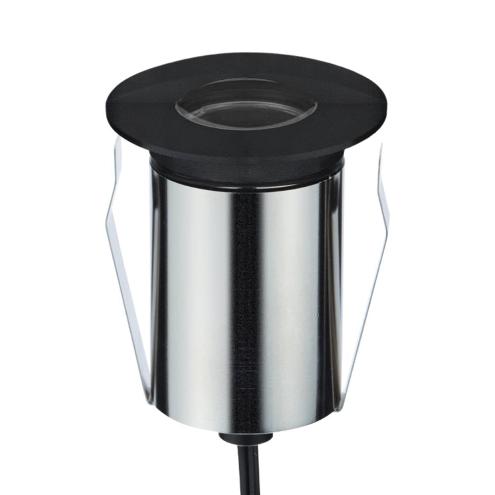 Domus EMIT-85-TRIO-BLK - 6W LED 24V DC Tri-Colour Recessed Black Inground Light IP67 Black - DRIVER REQUIRED-Domus Lighting-Ozlighting.com.au