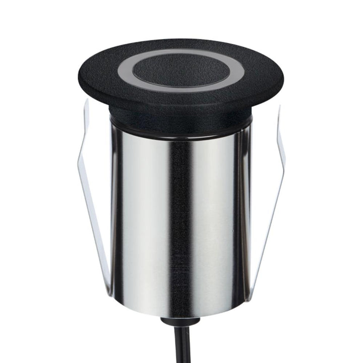 Domus EMIT-85-TRIO-BLK - 6W LED 24V DC Tri-Colour Recessed Black Inground Light IP67 Black - DRIVER REQUIRED-Domus Lighting-Ozlighting.com.au