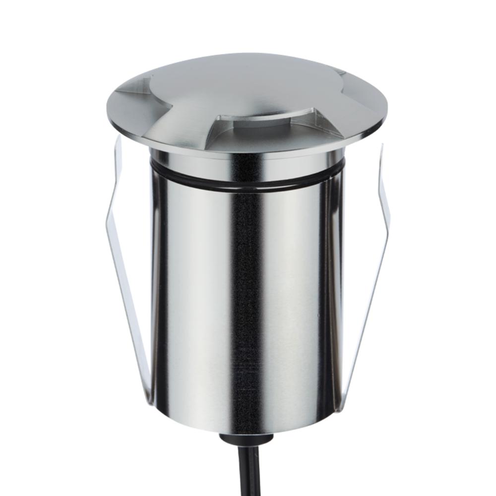 Domus EMIT-85-TRIO-STS- 6W LED 24V DC Tri-Colour Recessed Inground Light IP67 Stainless Steel- DRIVER REQUIRED-Domus Lighting-Ozlighting.com.au