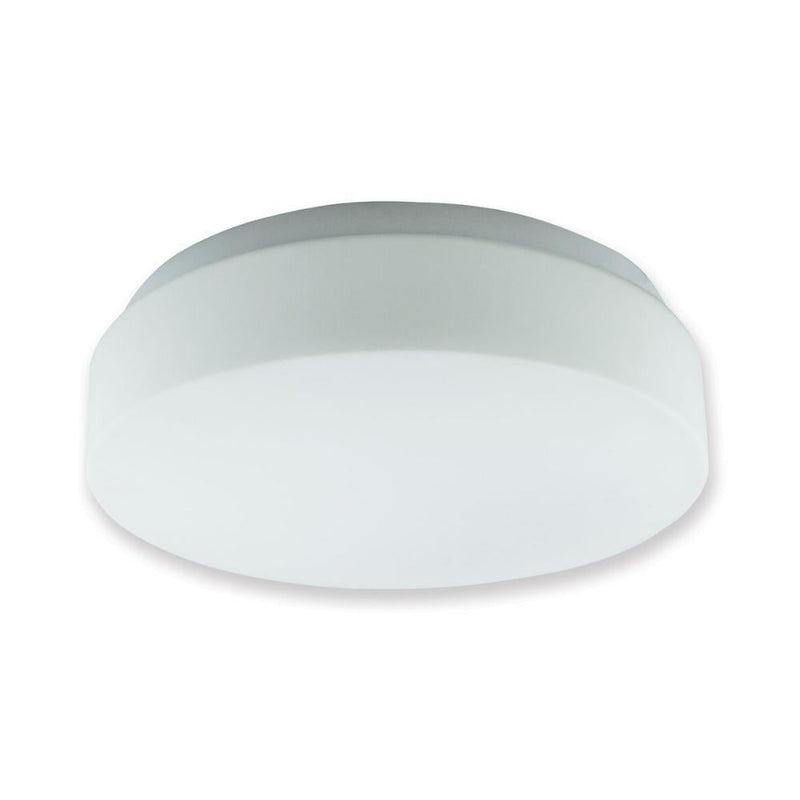Domus FLAT-40 - 345mm 2xE27 Matt Opal Glass Ceiling Light IP20-Domus Lighting-Ozlighting.com.au