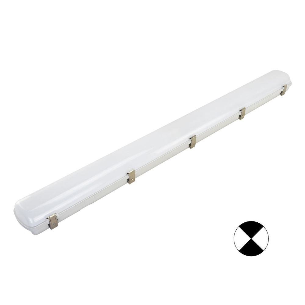 Domus HYDRO-120-EM LED Batten Light - 15W/30W, 1200mm, Tri-Colour, IP65, Weatherproof, Optional Sensor, Emergency-Domus Lighting-Ozlighting.com.au