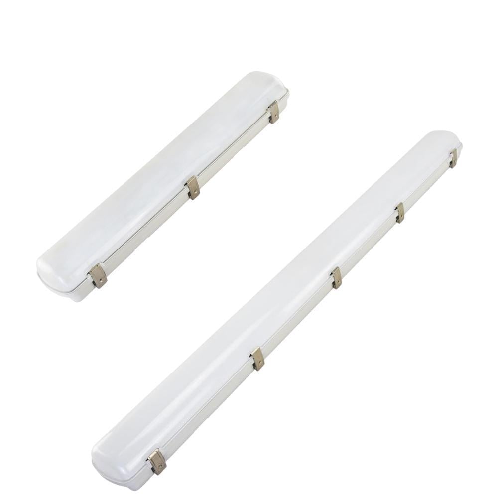 Domus HYDRO-TRIO LED Batten Light - 20W/40W, 600mm, 1200mm, Tri-Colour, IP65, Weatherproof-Domus Lighting-Ozlighting.com.au