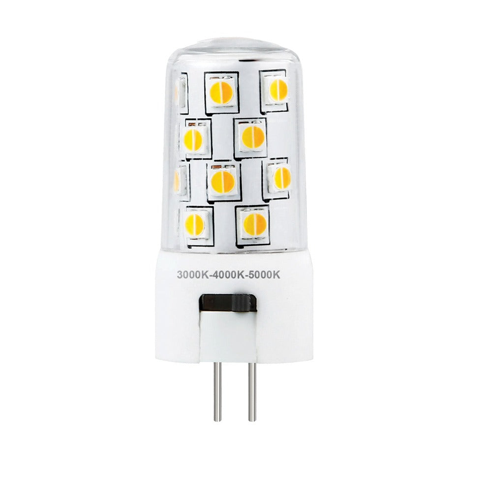 Domus KEY-G5.3-TRIO LED Globe - 4W, 12V DC, G5.3, Tri-Colour, Dimmable - DRIVER REQUIRED-Domus Lighting-Ozlighting.com.au