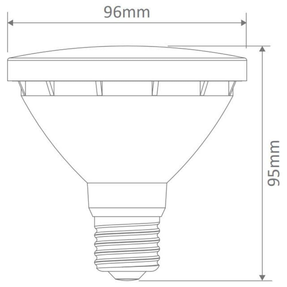 Domus KEY-PAR30 LED Reflector Globe - 10W, E27, Tri-Colour, Dimmable-Domus Lighting-Ozlighting.com.au