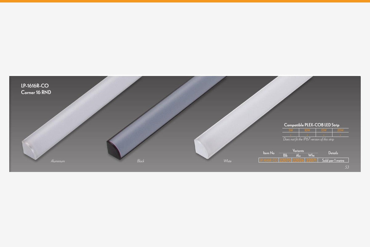 Domus LP-1715 Surface Mount Aluminium LED Profile-Domus Lighting-Ozlighting.com.au