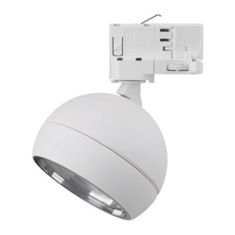 Domus MOON-TRK-FLOOD Tri-Colour LED Track Light - White-Domus Lighting-Ozlighting.com.au