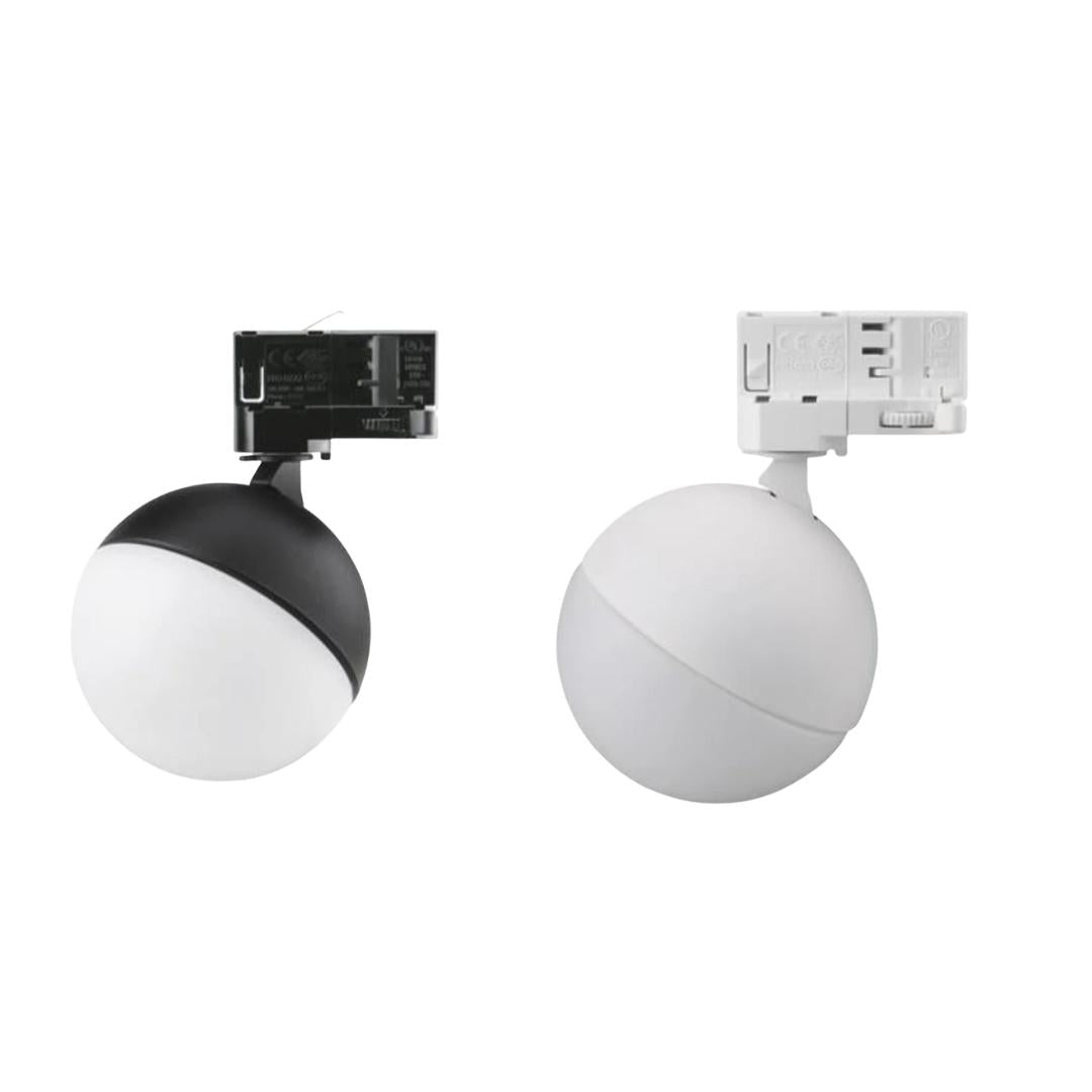 Domus MOON-TRK-OPAL Tri-Colour LED Track Light - White-Domus Lighting-Ozlighting.com.au