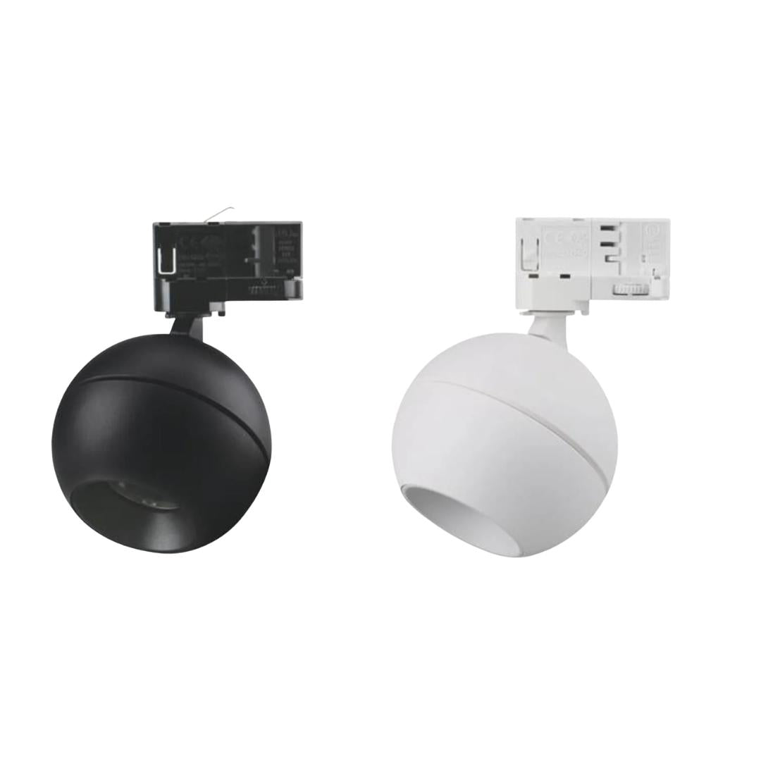 Domus MOON-TRK-SPOT Tri-Colour LED Track Light - White-Domus Lighting-Ozlighting.com.au