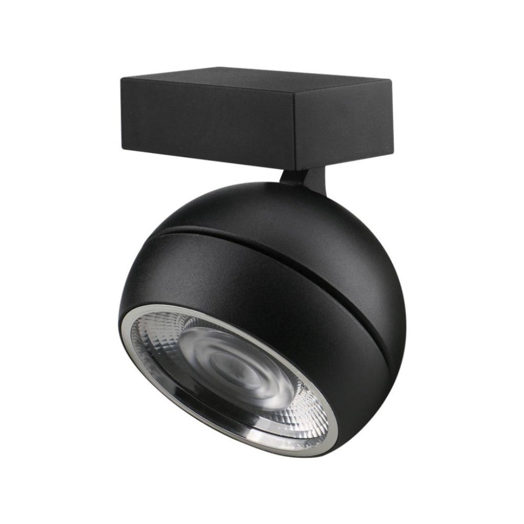 Domus MOON-WALL-FLOOD Tri-Colour LED Wall Light - Black-Domus Lighting-Ozlighting.com.au