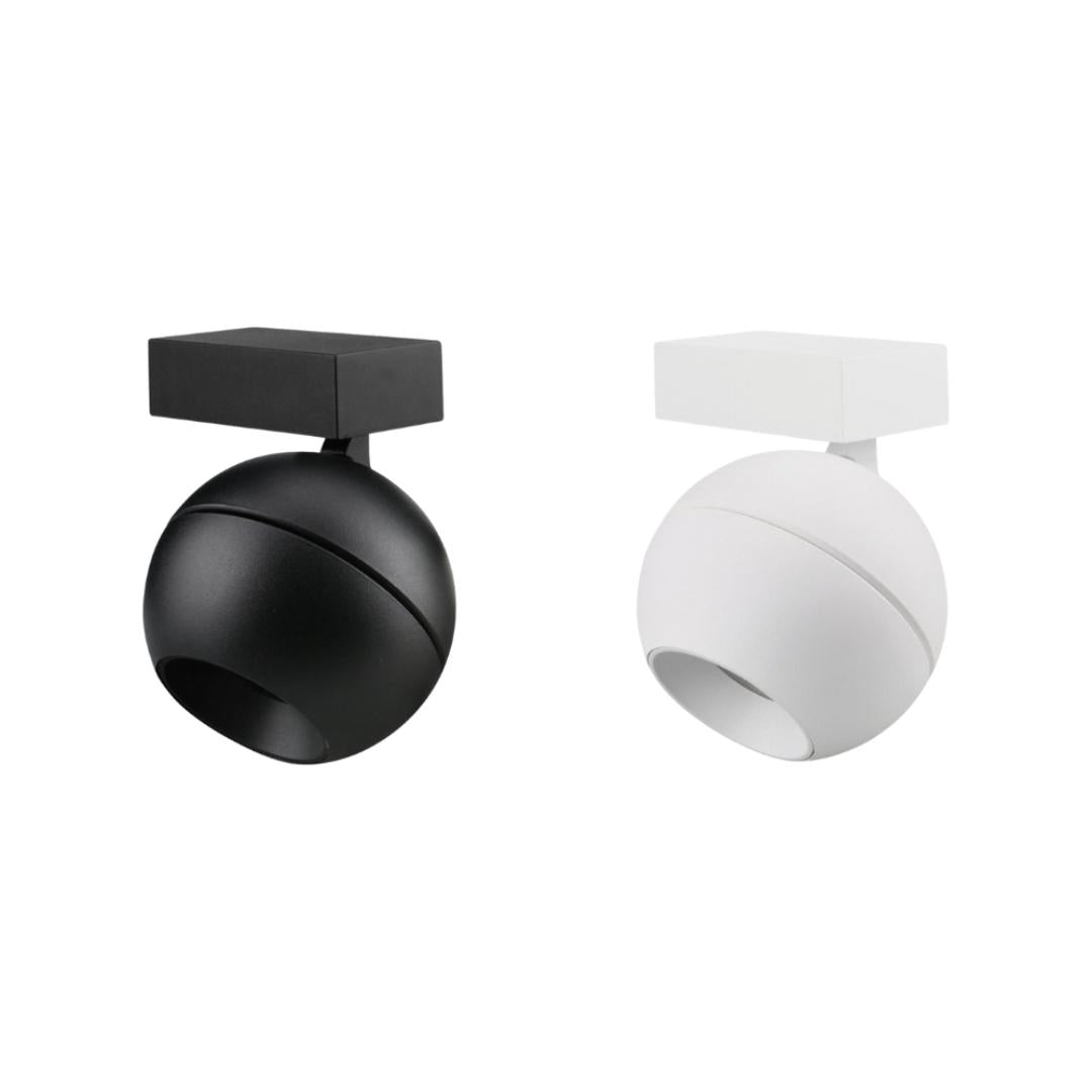 Domus MOON-WALL-SPOT Tri-Colour LED Wall Light - Black-Domus Lighting-Ozlighting.com.au