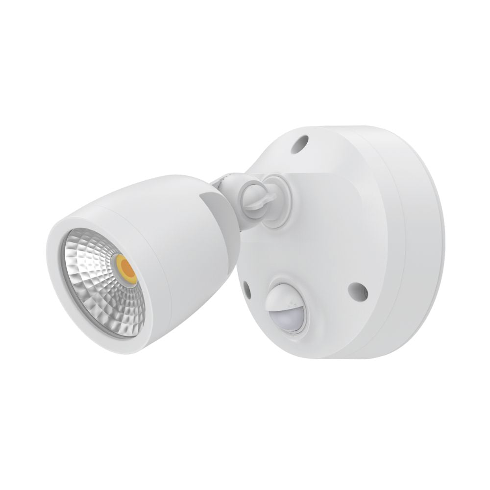Domus MURO-ECO-10S LED Spotlight - 10W, Tri-Colour, IP65, Single, Coastal, Sensor-Domus Lighting-Ozlighting.com.au
