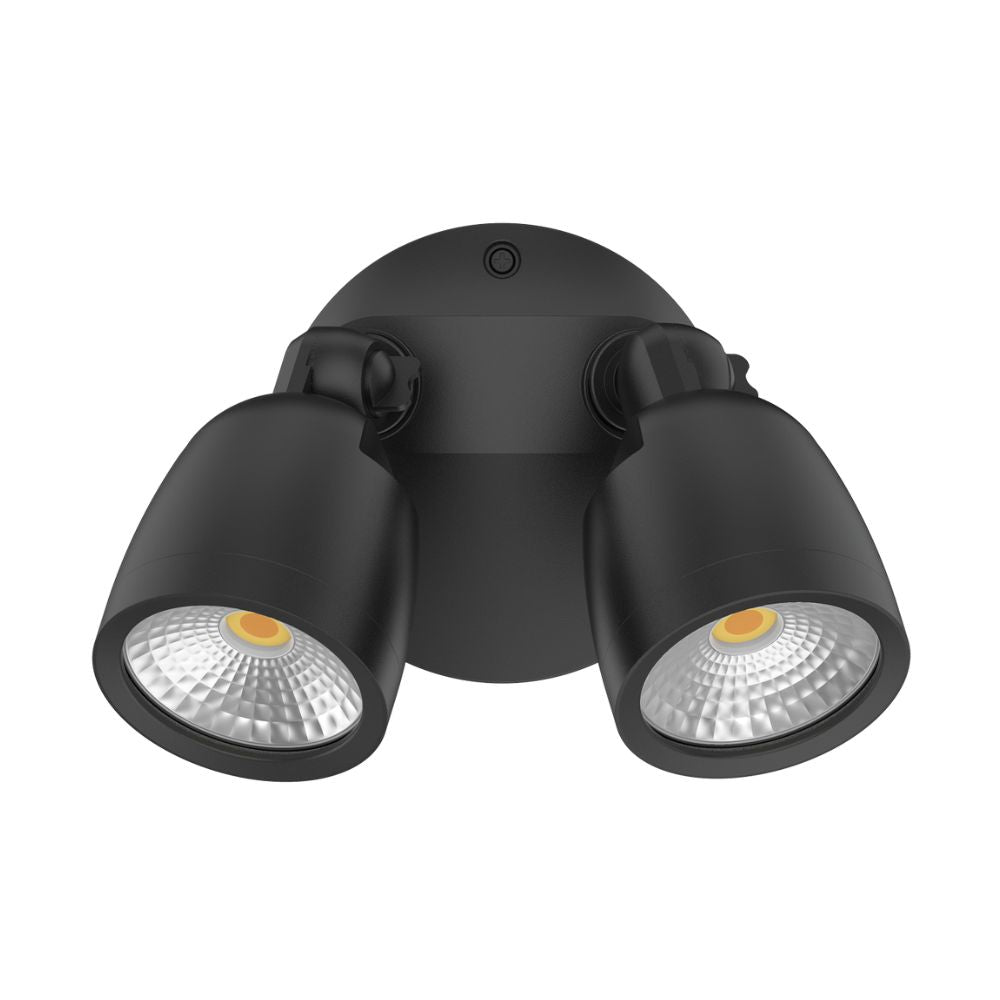 Domus MURO-ECO-20 LED Spotlight - 20W, Tri-Colour, IP65, Twin Head, Coastal-Domus Lighting-Ozlighting.com.au