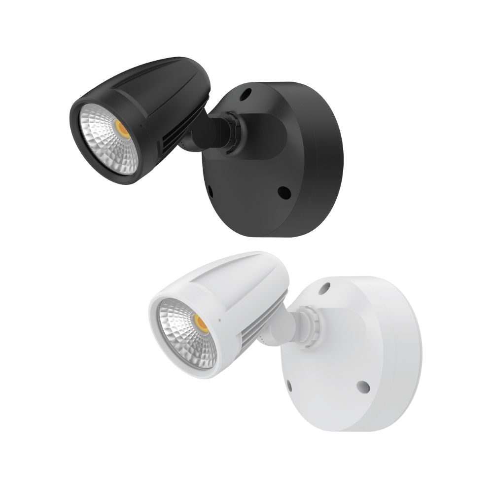 Domus MURO-MAX-16 LED Spotlight - 16W, Tri-Colour, IP65, Single-Domus Lighting-Ozlighting.com.au