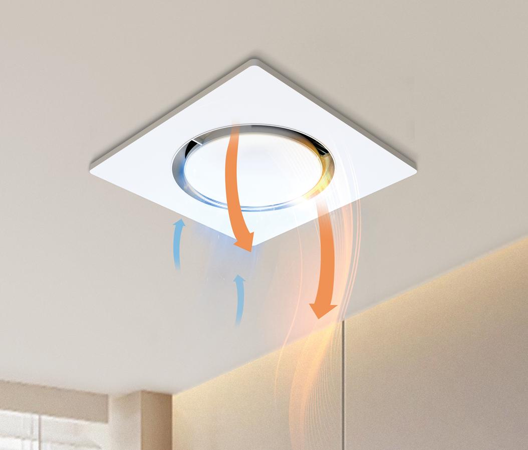 Domus ORBIS 4-In-1 Retrofit PTC Bathroom Heater-Domus Lighting-Ozlighting.com.au