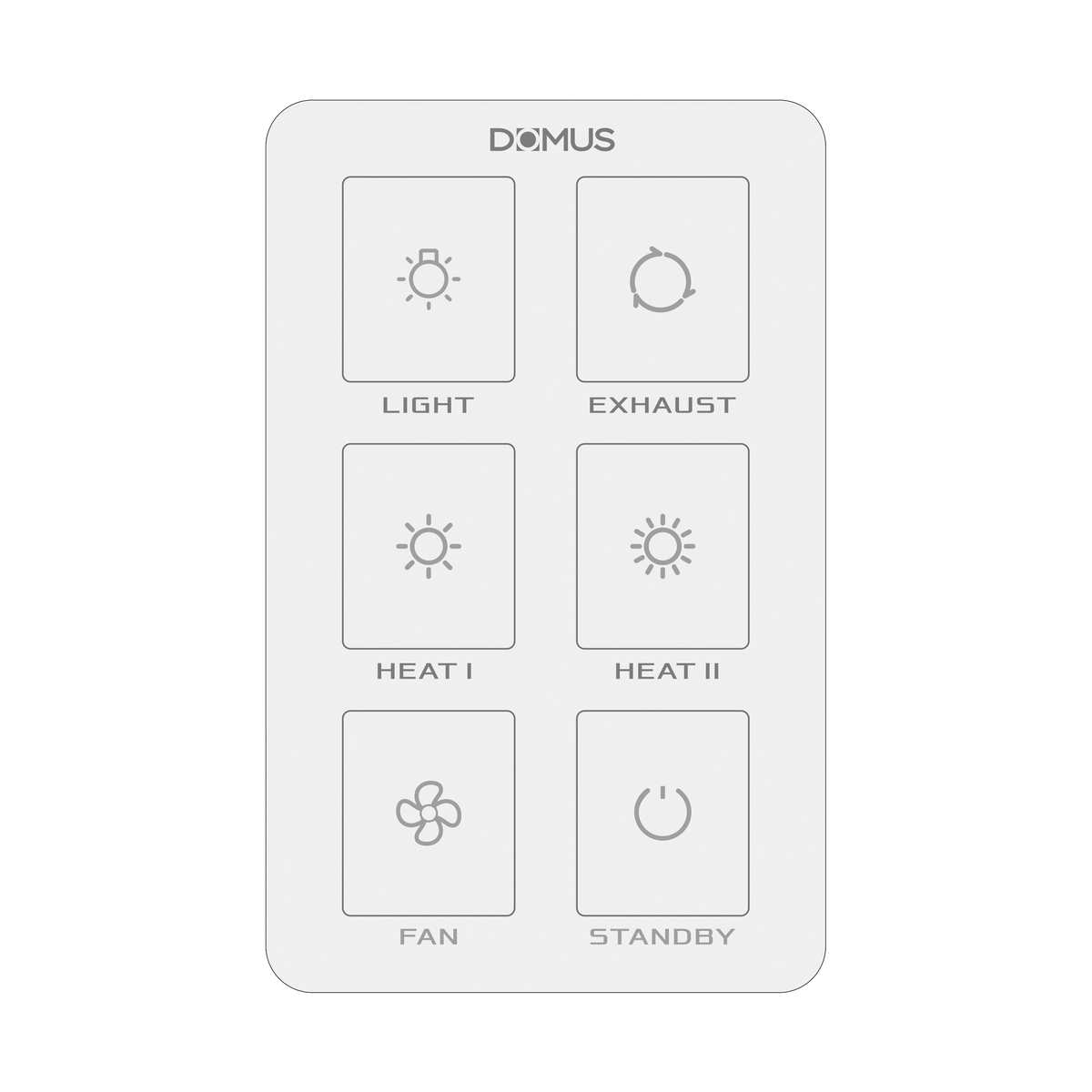 Domus ORBIS 4-In-1 Retrofit PTC Bathroom Heater-Domus Lighting-Ozlighting.com.au
