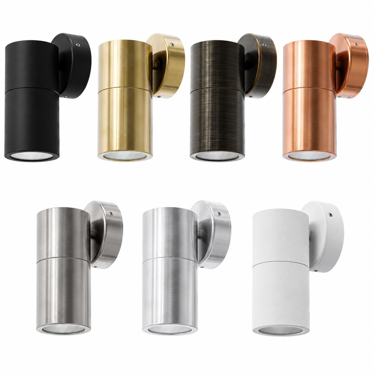 Domus SHADOW-1WB LED Wall Light - 6W, GU10, Tri-Colour, Down Only, IP65-Domus Lighting-Ozlighting.com.au