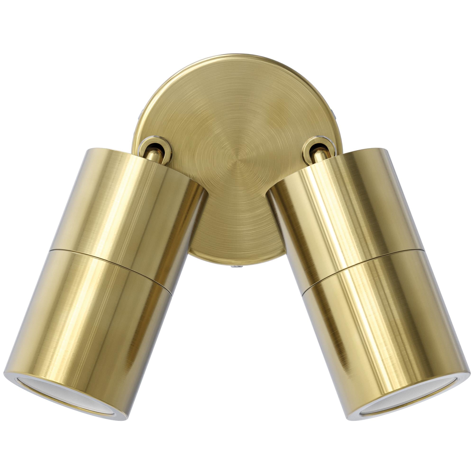 Domus SHADOW-2-ADJ - 2x6W 3-CCT GU10 Exterior Adjustable LED Spotlight IP65-Domus Lighting-Ozlighting.com.au