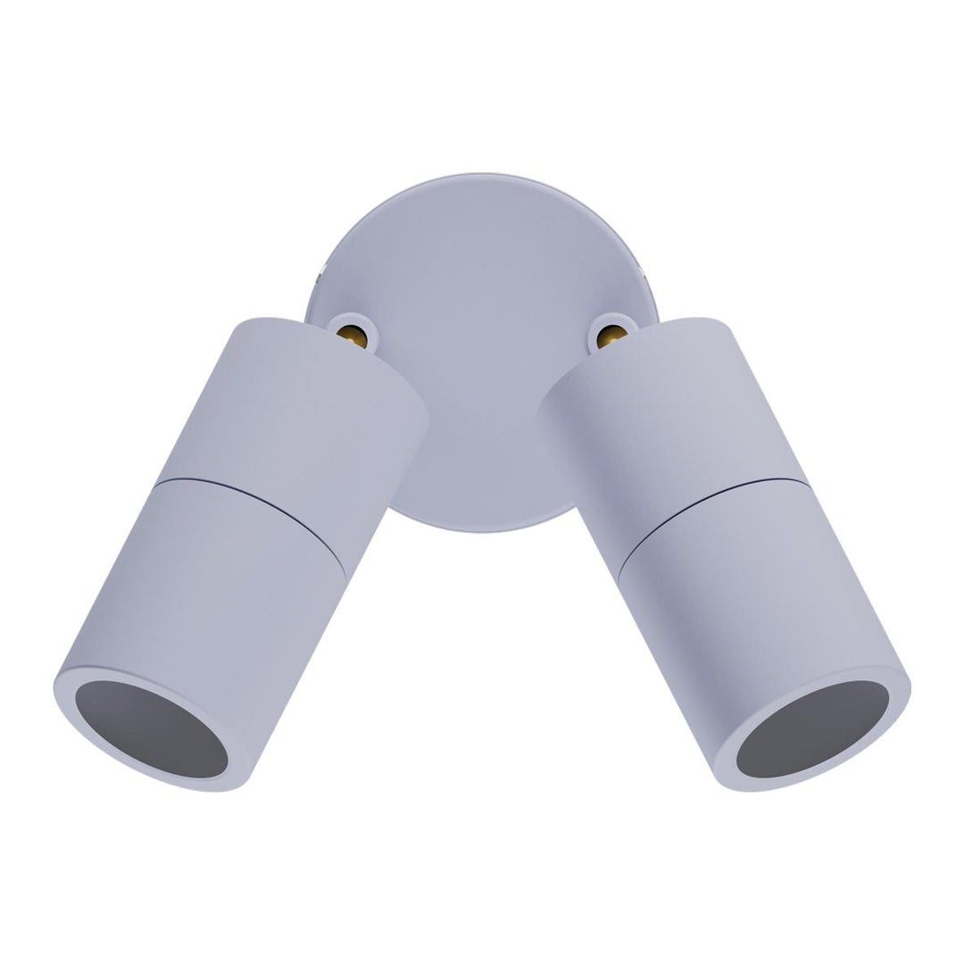 Domus SHADOW-2-ADJ - 2x6W 3-CCT GU10 Exterior Adjustable LED Spotlight IP65-Domus Lighting-Ozlighting.com.au