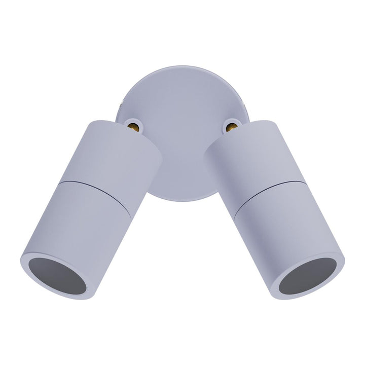 Domus SHADOW-2-ADJ - 2x6W 3-CCT GU10 Exterior Adjustable LED Spotlight IP65-Domus Lighting-Ozlighting.com.au