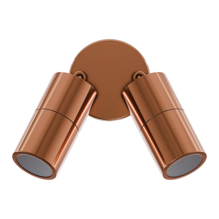 Domus SHADOW-2-ADJ - 2x6W 3-CCT GU10 Exterior Adjustable LED Spotlight IP65-Domus Lighting-Ozlighting.com.au