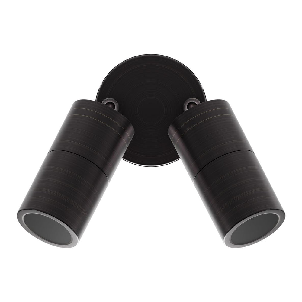 Domus SHADOW-2-ADJ - 2x6W 3-CCT MR16 12V Exterior Adjustable LED Spotlight IP65 DRIVER REQUIRED-Domus Lighting-Ozlighting.com.au