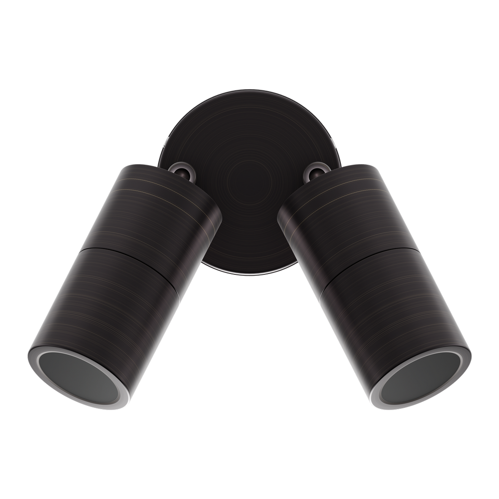 Domus SHADOW-2-ADJ - 2x6W 3-CCT MR16 12V Exterior Adjustable LED Spotlight IP65 DRIVER REQUIRED-Domus Lighting-Ozlighting.com.au