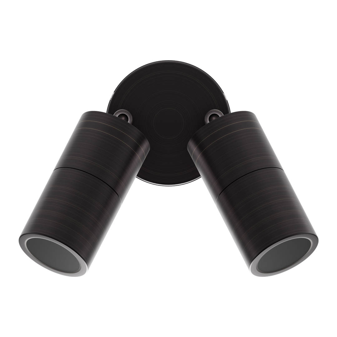 Domus SHADOW-2-ADJ - 2x6W 3-CCT MR16 12V Exterior Adjustable LED Spotlight IP65 DRIVER REQUIRED-Domus Lighting-Ozlighting.com.au