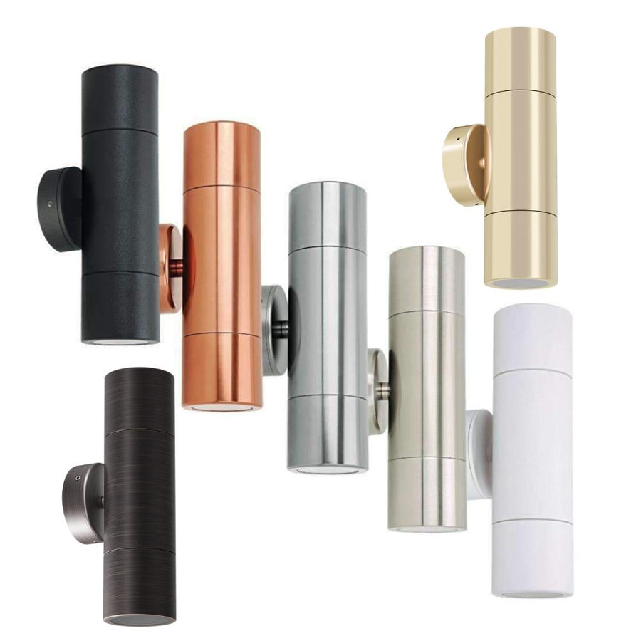 Domus SHADOW-2WB - 2 x 6W 3-CCT 12V MR16 Up/Down Exterior LED Wall Light IP65 DRIVER REQUIRED-Domus Lighting-Ozlighting.com.au