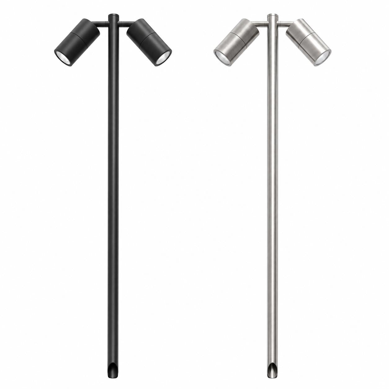 Domus SHADOW - 2x20W 12V Exterior LED Garden Path Spike Light - DRIVER REQUIRED-Domus Lighting-Ozlighting.com.au
