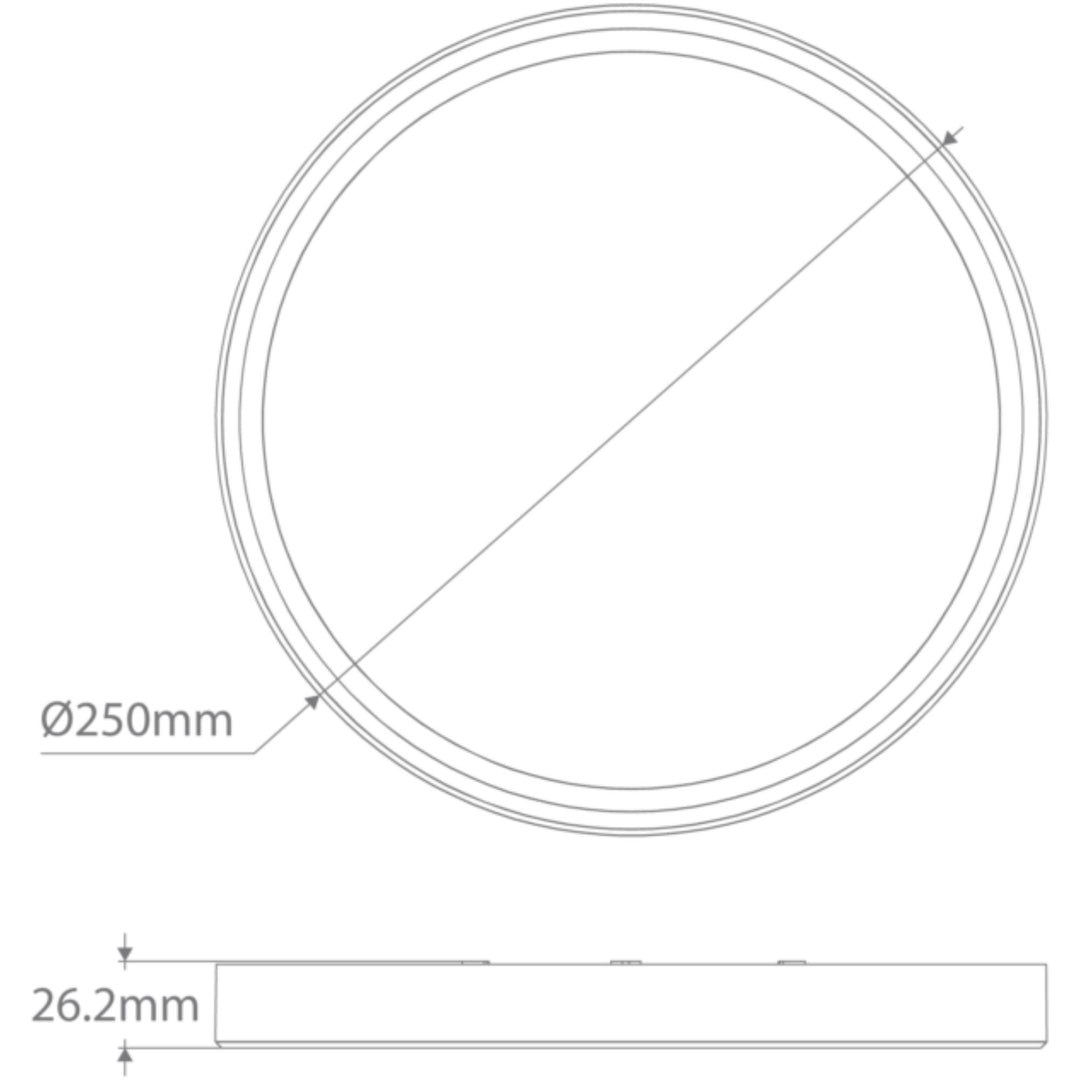 Domus SLENDA - 13W LED Ceiling Light-Domus Lighting-Ozlighting.com.au