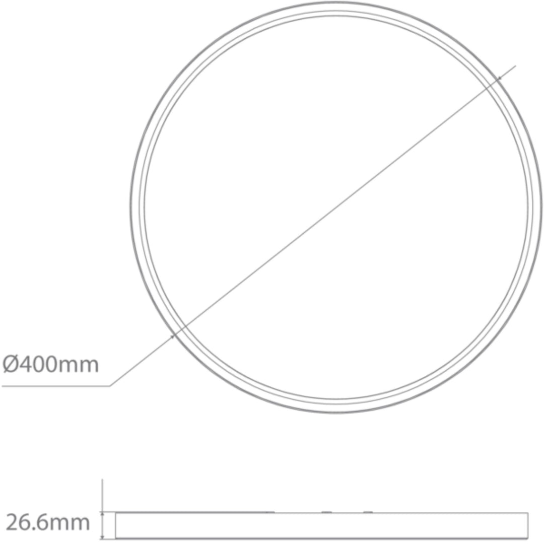 Domus SLENDA - 24W LED Ceiling Light-Domus Lighting-Ozlighting.com.au
